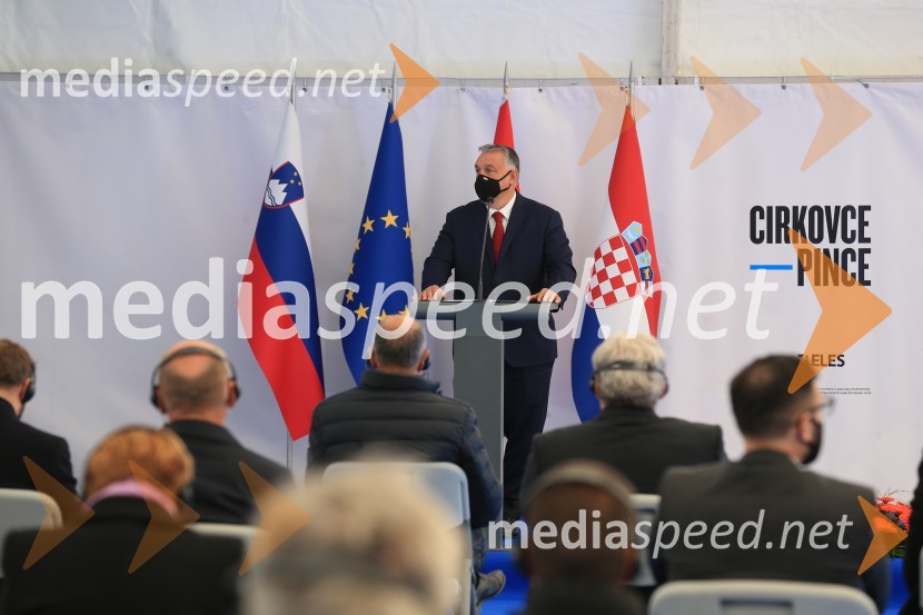  Viktor Orbán, predsednik madžarske vladeOdprtje začetka izgradnje daljnovoda Cirkovce - Pince