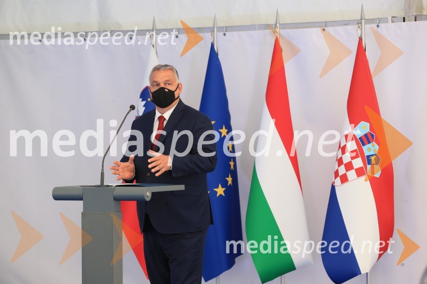  Viktor Orbán, predsednik madžarske vladeOdprtje začetka izgradnje daljnovoda Cirkovce - Pince