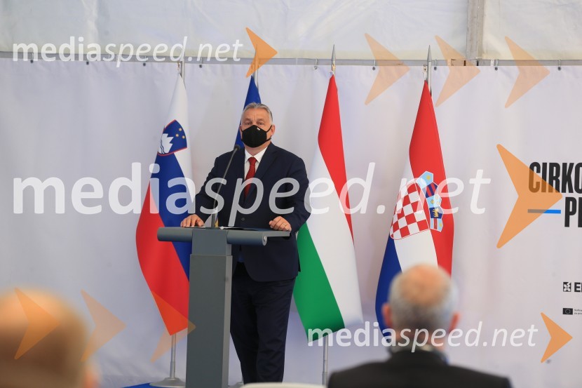  Viktor Orbán, predsednik madžarske vladeOdprtje začetka izgradnje daljnovoda Cirkovce - Pince