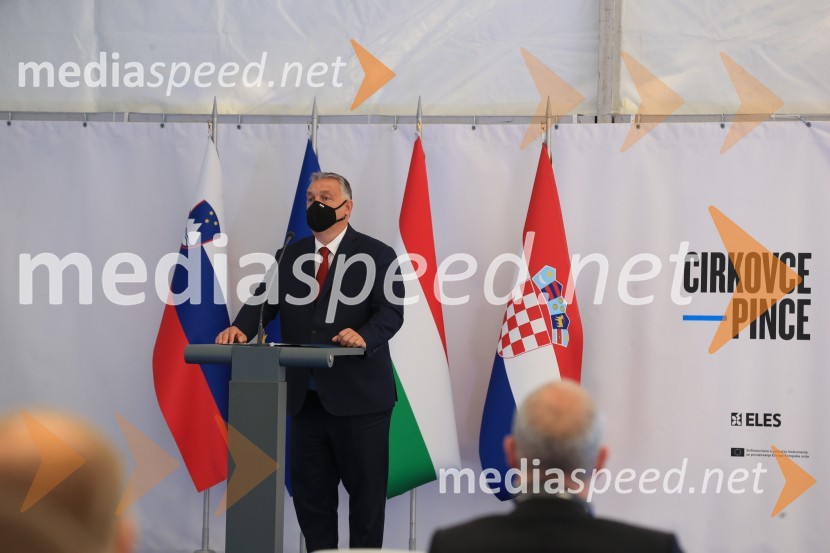 Viktor Orbán, predsednik madžarske vladeOdprtje začetka izgradnje daljnovoda Cirkovce - Pince