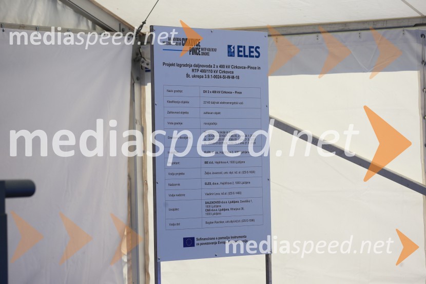 Odprtje začetka izgradnje daljnovoda Cirkovce - Pince