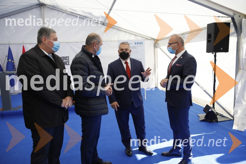  Anton Leskovar, župan občne Kidričevo;  Janez Janša, predsednik vlade RS;  Viktor Orbán, predsednik madžarske vlade;  Gordan Grlić Radman, zunanji minister Vlade Republike HrvaškeOdprtje začetka izgradnje daljnovoda Cirkovce - Pince