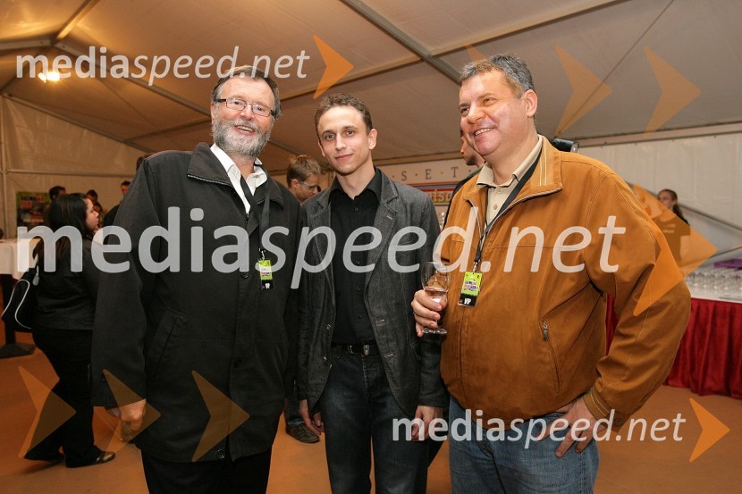 Prof. dr. Ivan Rozman, rektor Univerze v Mariboru, Alen Vidonja, prorektor UM za študentska vprašanja in dr. Andrej Predin, v.d. dekan Fakultete za energetiko Univerze v MariboruGremo na prvi rok, koncert Univerze v Mariboru