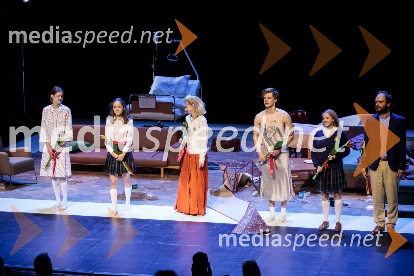  Lucija Harum, igralka;  Lara Wolf Završnik, igralka;  Tjaša  Železnik, igralka;  Matej Zemljič, igralec;  Ana Pavlin, igralka;  Gregor Gruden, igralecTa obraz, premiera drame