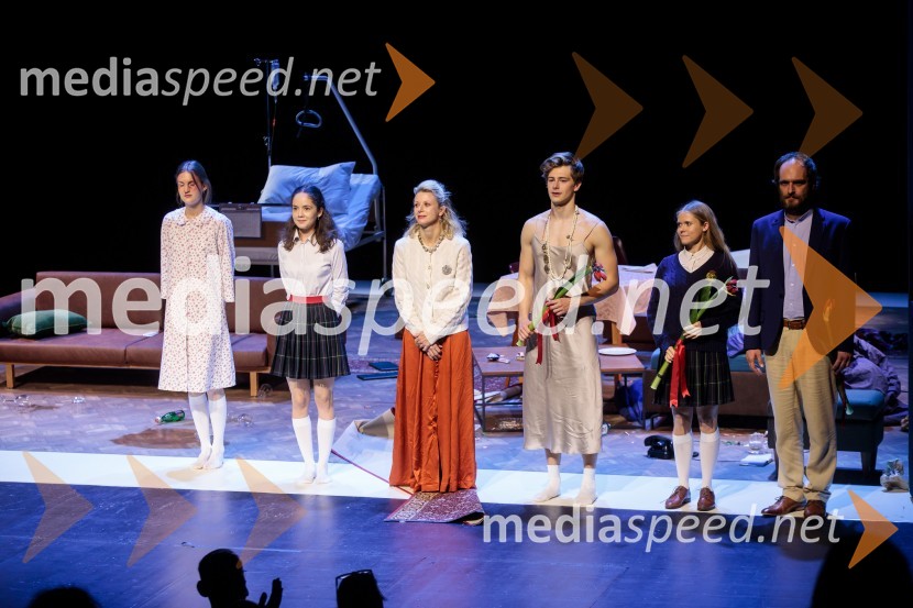  Lucija Harum, igralka;  Lara Wolf Završnik, igralka;  Tjaša  Železnik, igralka;  Matej Zemljič, igralec;  Ana Pavlin, igralka;  Gregor Gruden, igralecTa obraz, premiera drame