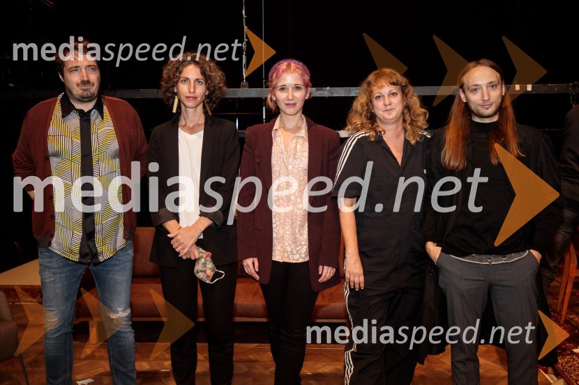  Gregor Andolšek, režiser;  Urša Vidic, scenografinja;  Eva Mahkovic, dramaturginja;  Tijana Zinajić, režiserka;  Matic Hrovat, kostumografTa obraz, premiera drame