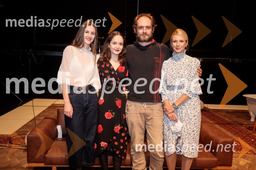  Lucija Harum, igralka;  Lara Wolf Završnik, igralka;  Gregor Gruden, igralec;  Tjaša  Železnik, igralkaTa obraz, premiera drame