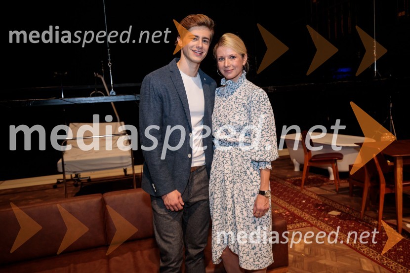  Matej Zemljič, igralec;  Tjaša  Železnik, igralkaTa obraz, premiera drame