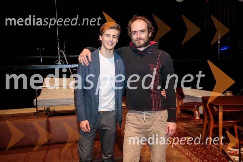  Matej Zemljič, igralec;  Gregor Gruden, igralecTa obraz, premiera drame