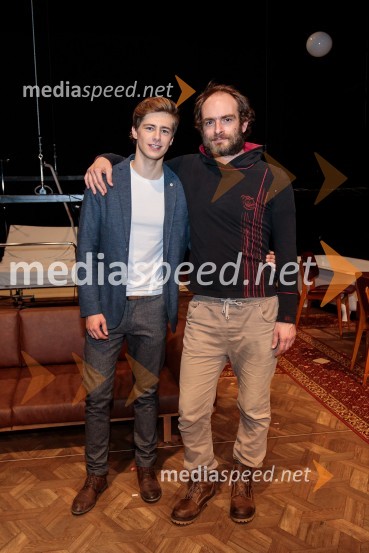  Matej Zemljič, igralec;  Gregor Gruden, igralecTa obraz, premiera drame