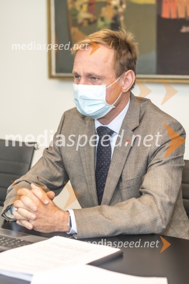 dr. Samo Peter Medved,  podžupan, Mestna občina Maribor Tiskovna konferenca o razvoju Pohorja