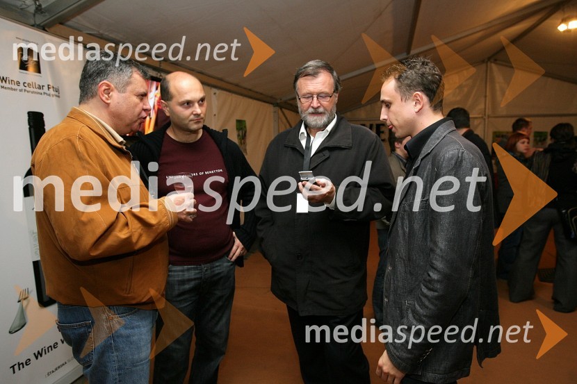 Dr. Andrej Predin, v.d. dekan Fakultete za energetiko Univerze v Mariboru, Boštjan Brumen, glavni tajnik Univerze v Mariboru, prof. dr. Ivan Rozman, rektor Univerze v Mariboru in Alen Vidonja, prorektor UM za študentska vprašanjaGremo na prvi rok, koncert Univerze v Mariboru