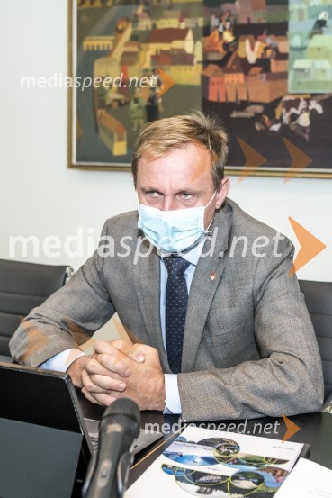 dr. Samo Peter Medved,  podžupan, Mestna občina Maribor Tiskovna konferenca o razvoju Pohorja