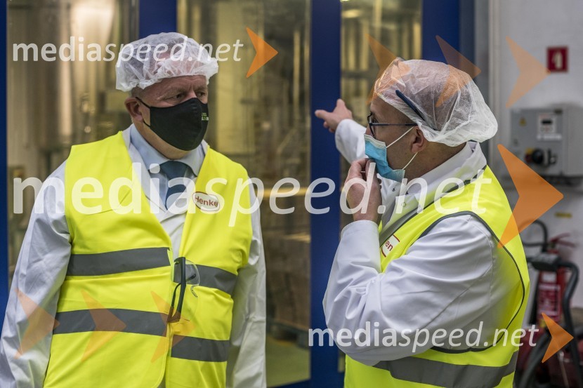  Zdravko Počivalšek, minister za gospodarski razvoj in tehnologijo;  Gregor Majcen, vodja proizvodnje HenkelMinister Zdravko Počivalšek obiskal Henkel v Mariboru