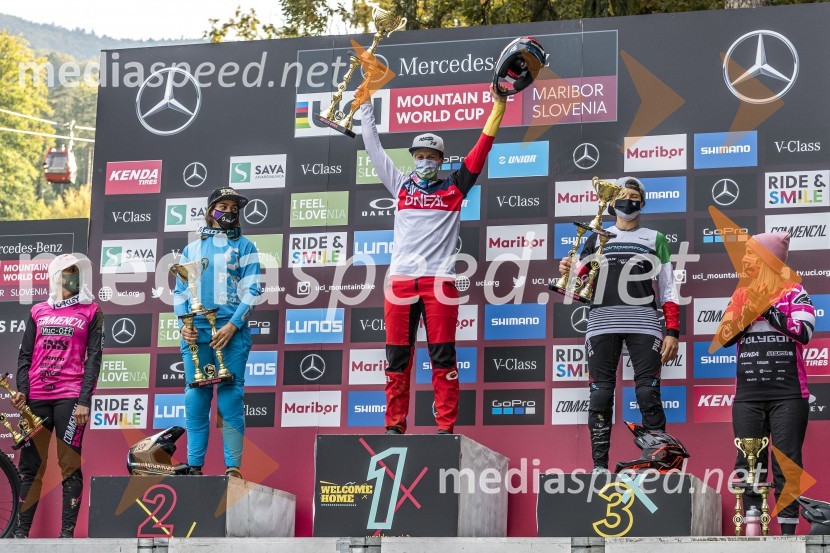  ... ;  Marine Cabirou, gorska kolesarka;  ... ;  ... ;  ... Svetovni pokal v gorskem kolesarstvu 2020