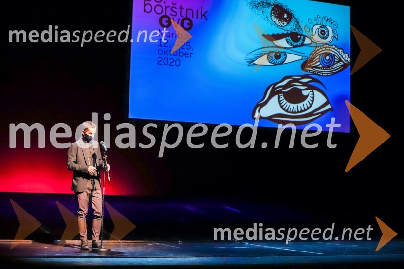  Aleš Novak, umetniški direktor Festivala Borštnikovo srečanjePodelitev Borštnikovega prstana Petru Boštjančiču, 55. Borštnikovo srečanje