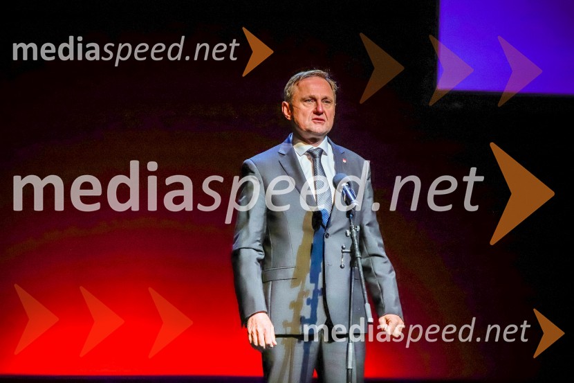 dr. Samo Peter Medved,  podžupan, Mestna občina Maribor Podelitev Borštnikovega prstana Petru Boštjančiču, 55. Borštnikovo srečanje