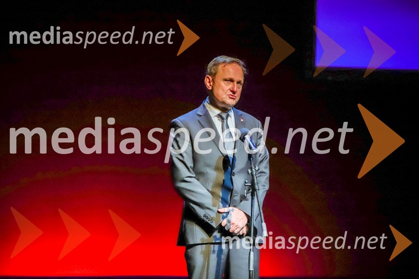 dr. Samo Peter Medved,  podžupan, Mestna občina Maribor Podelitev Borštnikovega prstana Petru Boštjančiču, 55. Borštnikovo srečanje