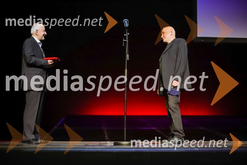  Peter Ternovšek, igralec;  Peter Boštjančič, igralecPodelitev Borštnikovega prstana Petru Boštjančiču, 55. Borštnikovo srečanje