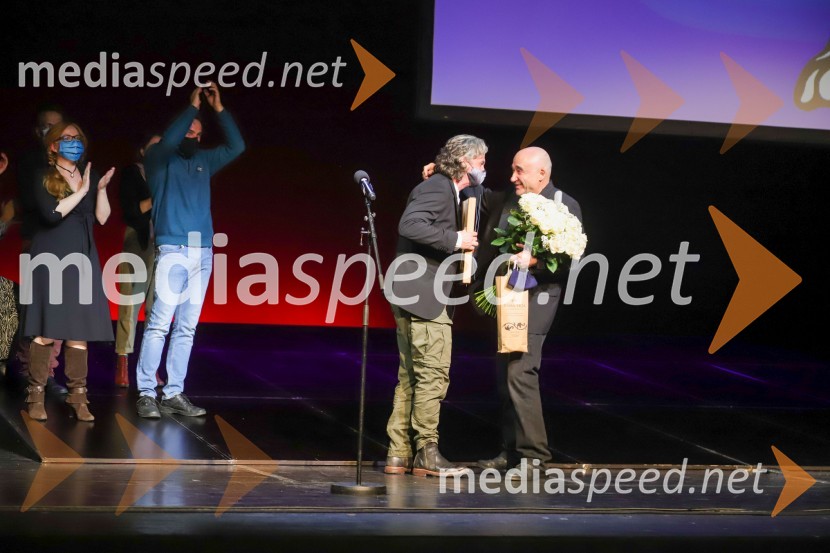  Vladimir Vlaskalić, igralec;  Peter Boštjančič, igralecPodelitev Borštnikovega prstana Petru Boštjančiču, 55. Borštnikovo srečanje