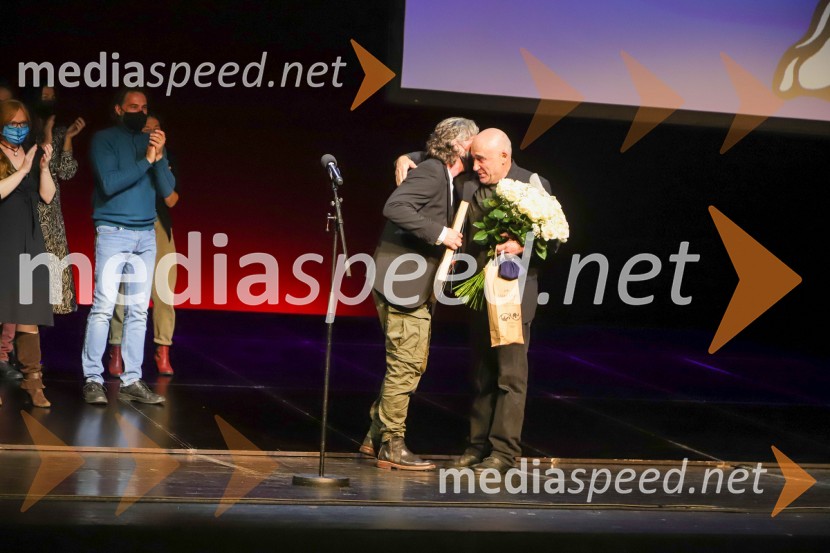  Vladimir Vlaskalić, igralec;  Peter Boštjančič, igralecPodelitev Borštnikovega prstana Petru Boštjančiču, 55. Borštnikovo srečanje