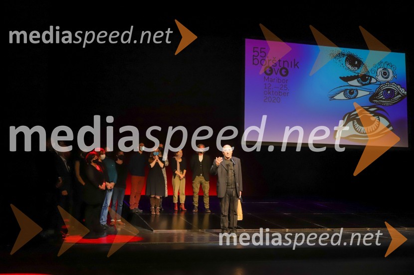  Peter Boštjančič, igralecPodelitev Borštnikovega prstana Petru Boštjančiču, 55. Borštnikovo srečanje