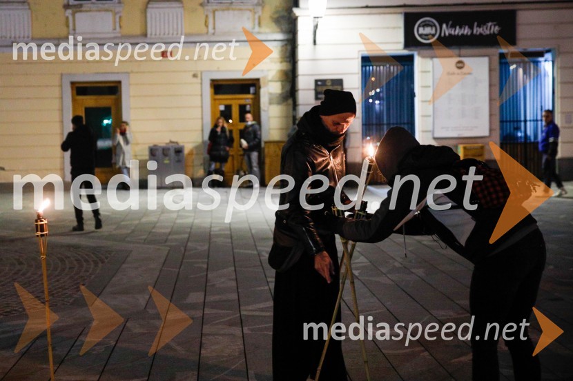 Protesti proti policijski uri v Mariboru