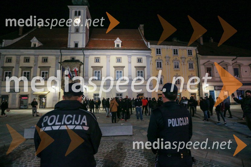 Protesti proti policijski uri v Mariboru