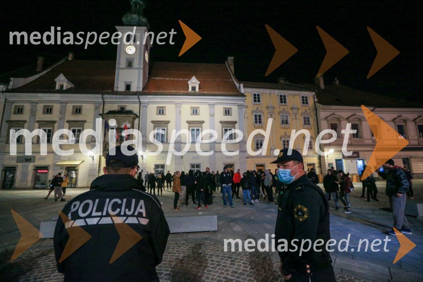 Protesti proti policijski uri v Mariboru