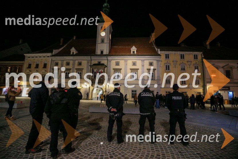 Protesti proti policijski uri v Mariboru