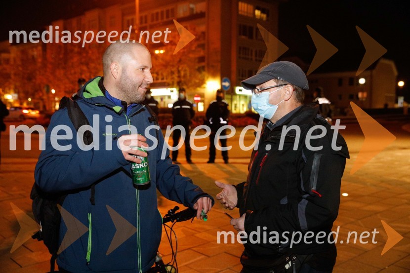 Protesti proti policijski uri v Mariboru