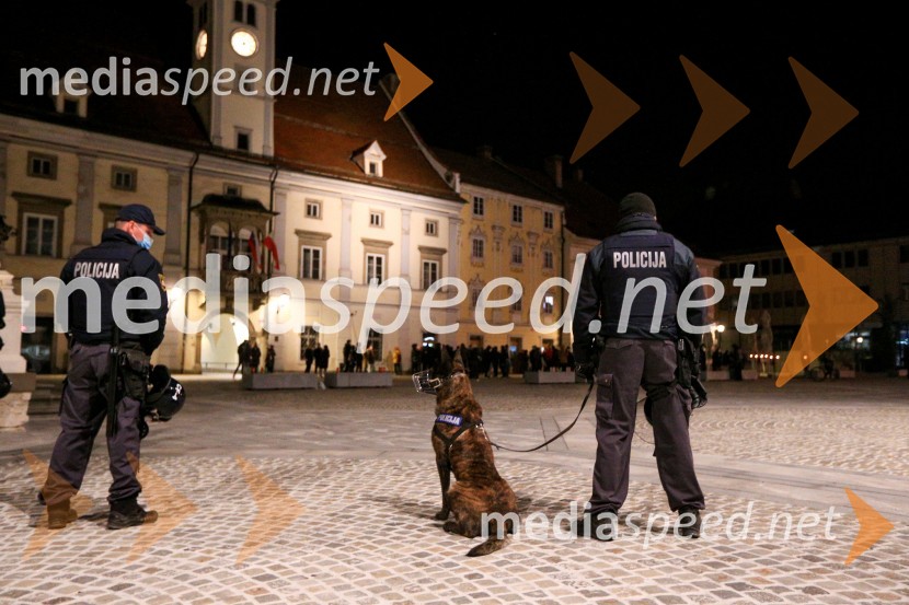 Protesti proti policijski uri v Mariboru