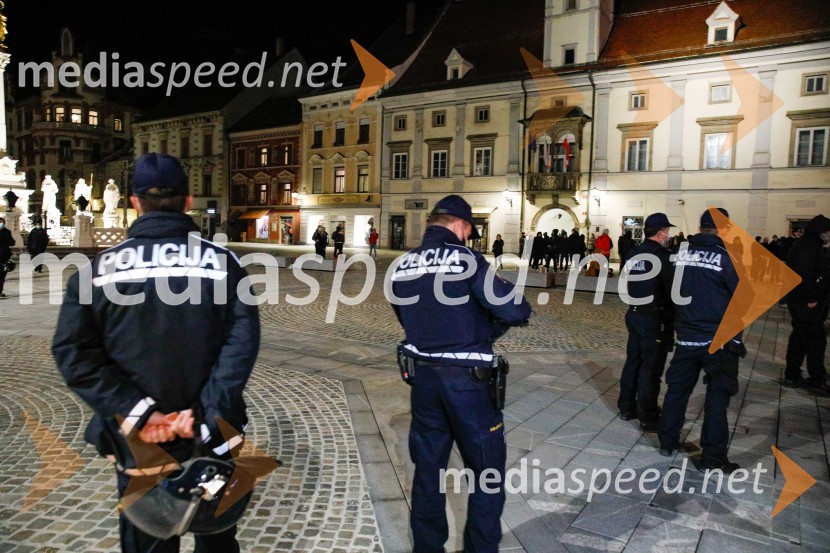 Protesti proti policijski uri v Mariboru
