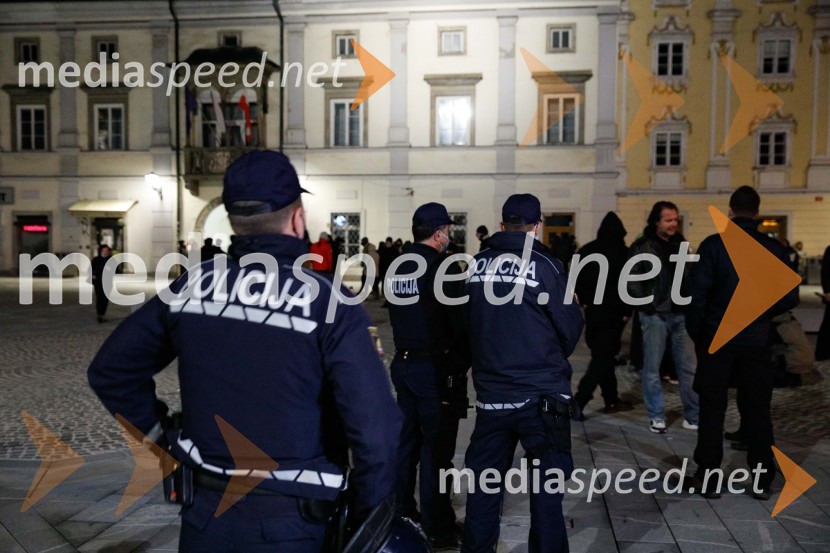 Protesti proti policijski uri v Mariboru