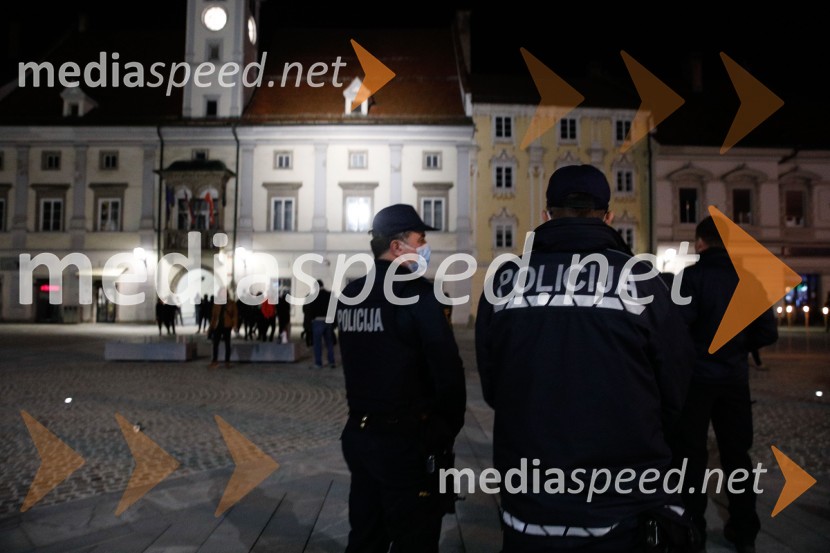 Protesti proti policijski uri v Mariboru