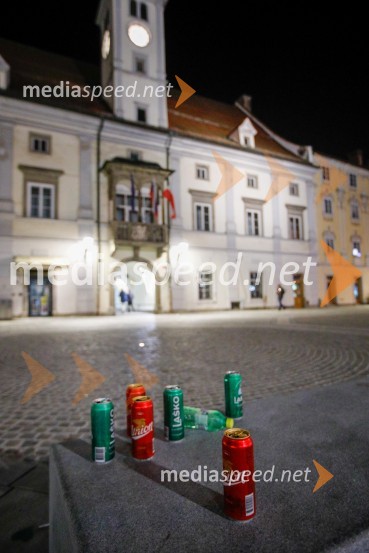 Protesti proti policijski uri v Mariboru