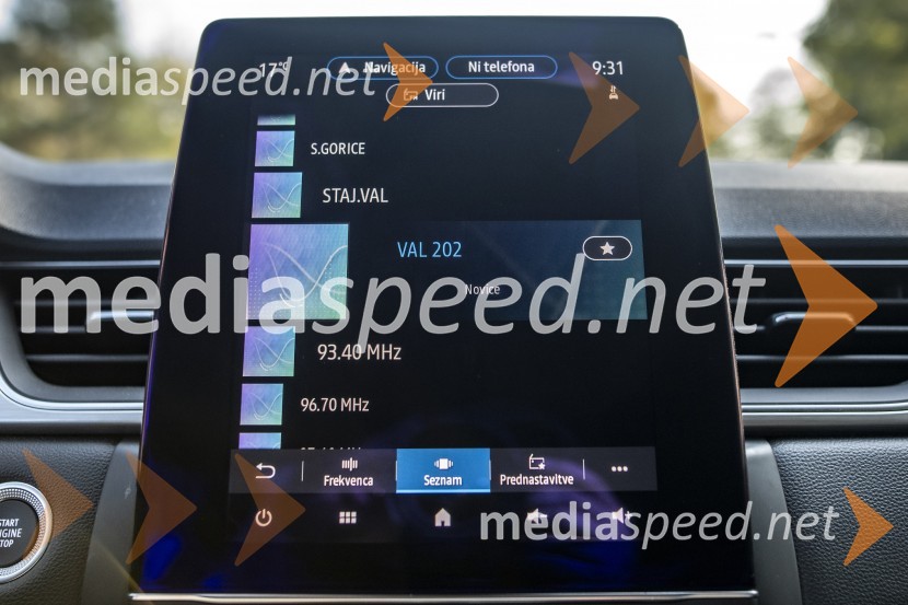 Renault Captur, mediaspeed test