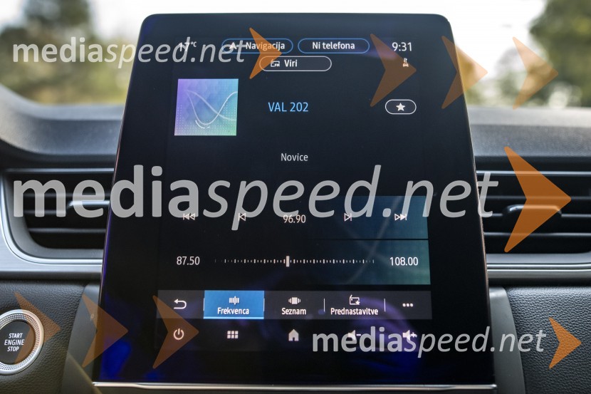 Renault Captur, mediaspeed test