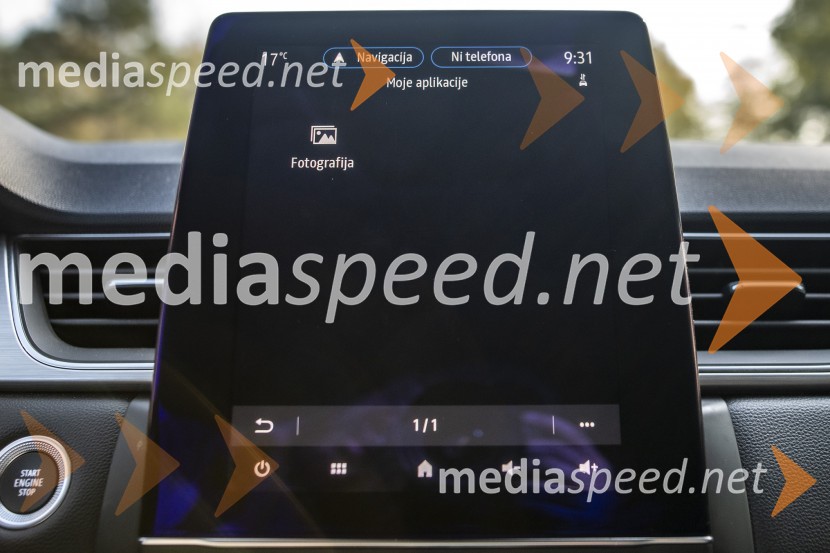 Renault Captur, mediaspeed test