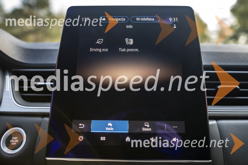 Renault Captur, mediaspeed test