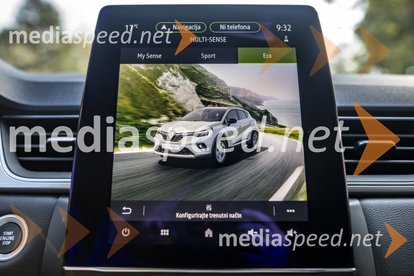 Renault Captur, mediaspeed test