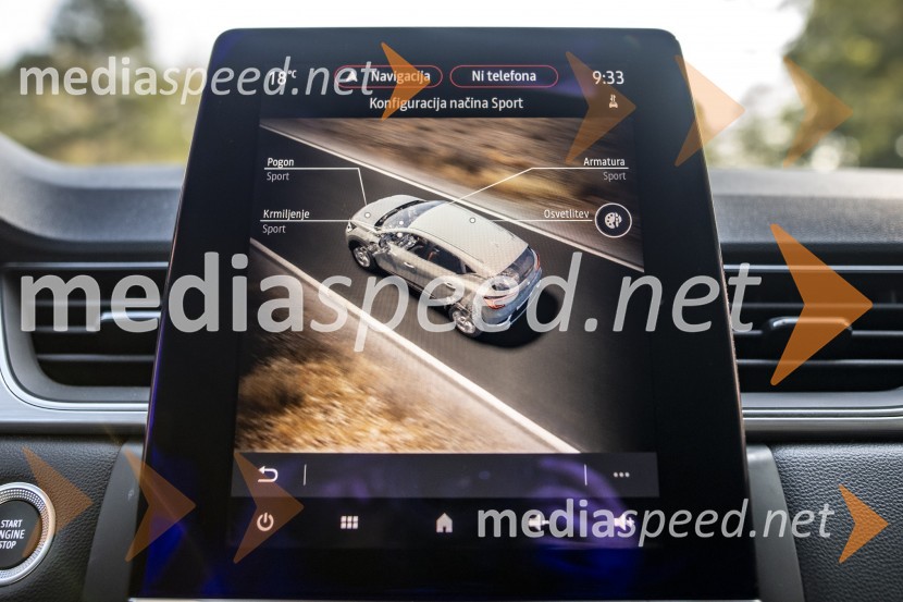 Renault Captur, mediaspeed test