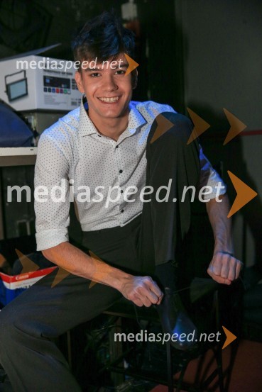  Tim Dolinšek, baletni plesalecNanine pesmi, backstage snemanja predstave v SNG Maribor