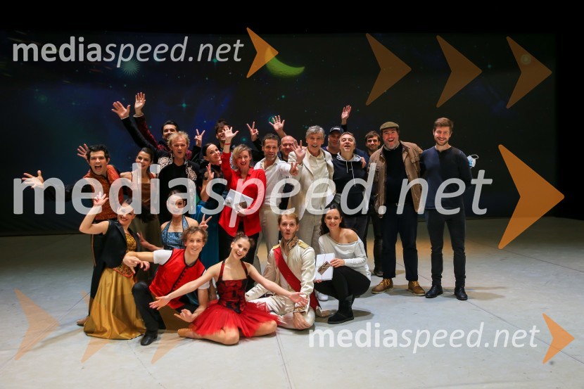 Nanine pesmi, backstage snemanja predstave v SNG Maribor