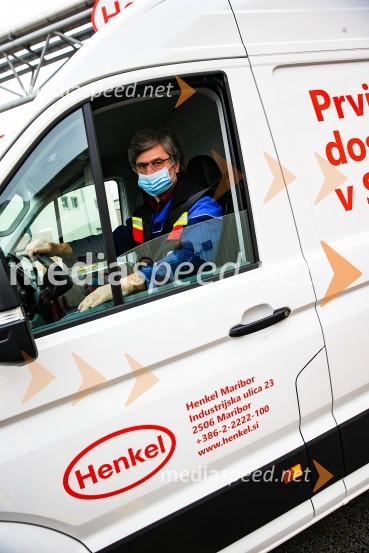 Henkel predstavil prvi električni dostavnik in doniral CSD Maribor