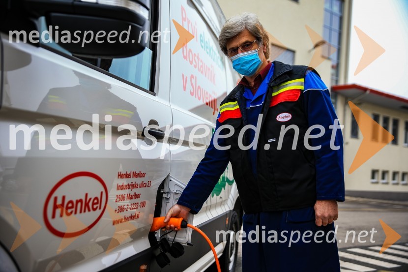 Henkel predstavil prvi električni dostavnik in doniral CSD Maribor