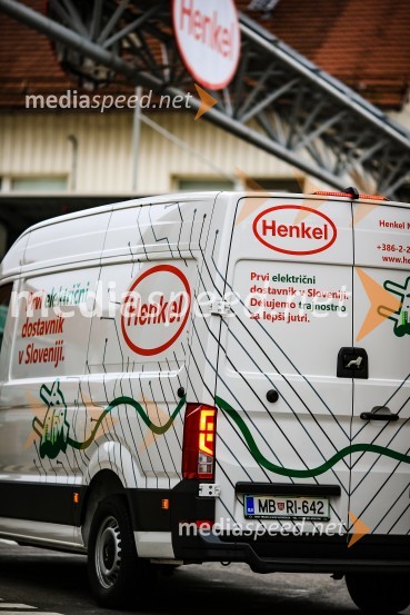 Henkel predstavil prvi električni dostavnik in doniral CSD Maribor