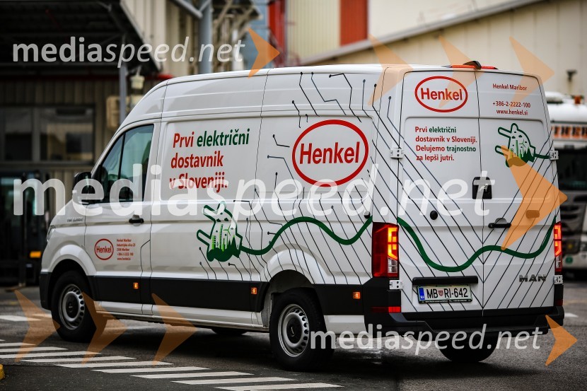 Henkel predstavil prvi električni dostavnik in doniral CSD Maribor