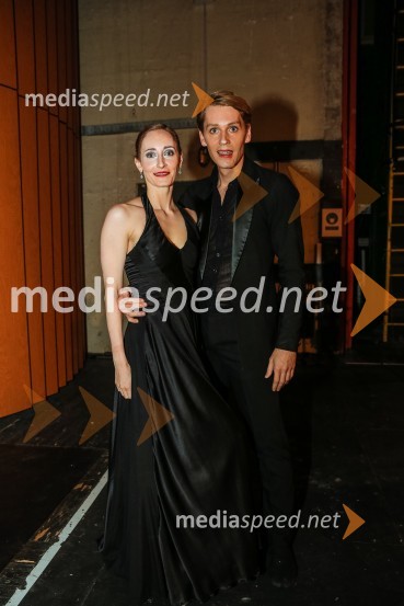  Olesja Hartmann Marin, baletna plesalka;  Sytze Jan Luske, baletni plesalecBaletni gala SNG Maribor