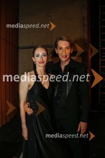  Olesja Hartmann Marin, baletna plesalka;  Sytze Jan Luske, baletni plesalecBaletni gala SNG Maribor